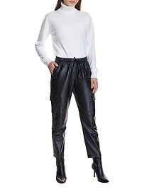 Leather Cargo Pants