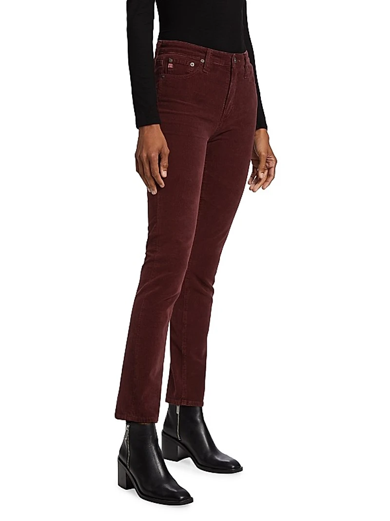 Mari Corduroy Straight-leg Jeans
