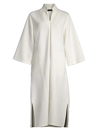 Quilted Infinity Jacquard Caftan