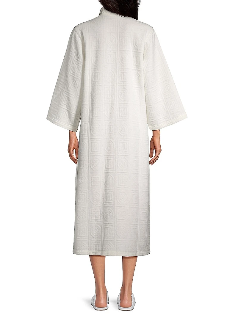 Quilted Infinity Jacquard Caftan