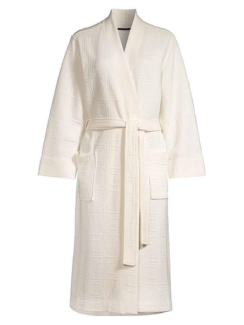 Quilted Infinity Jacquard Robe