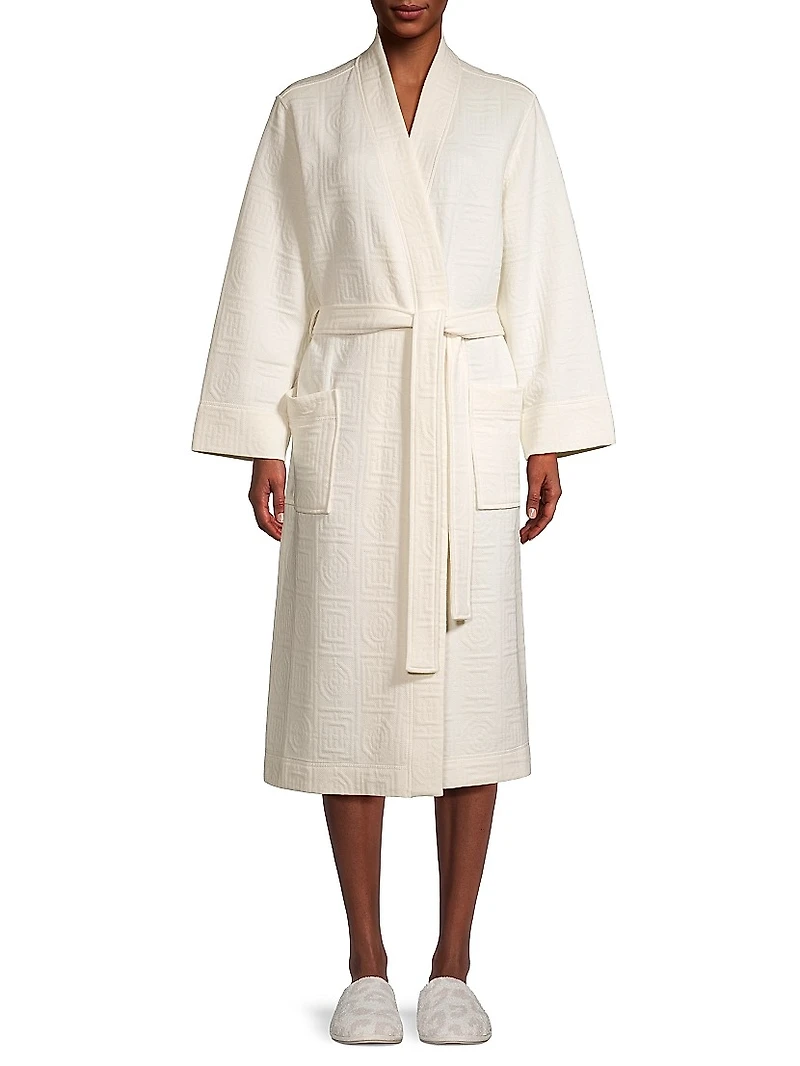 Quilted Infinity Jacquard Robe