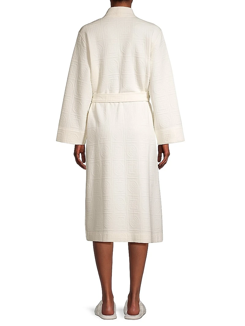 Quilted Infinity Jacquard Robe