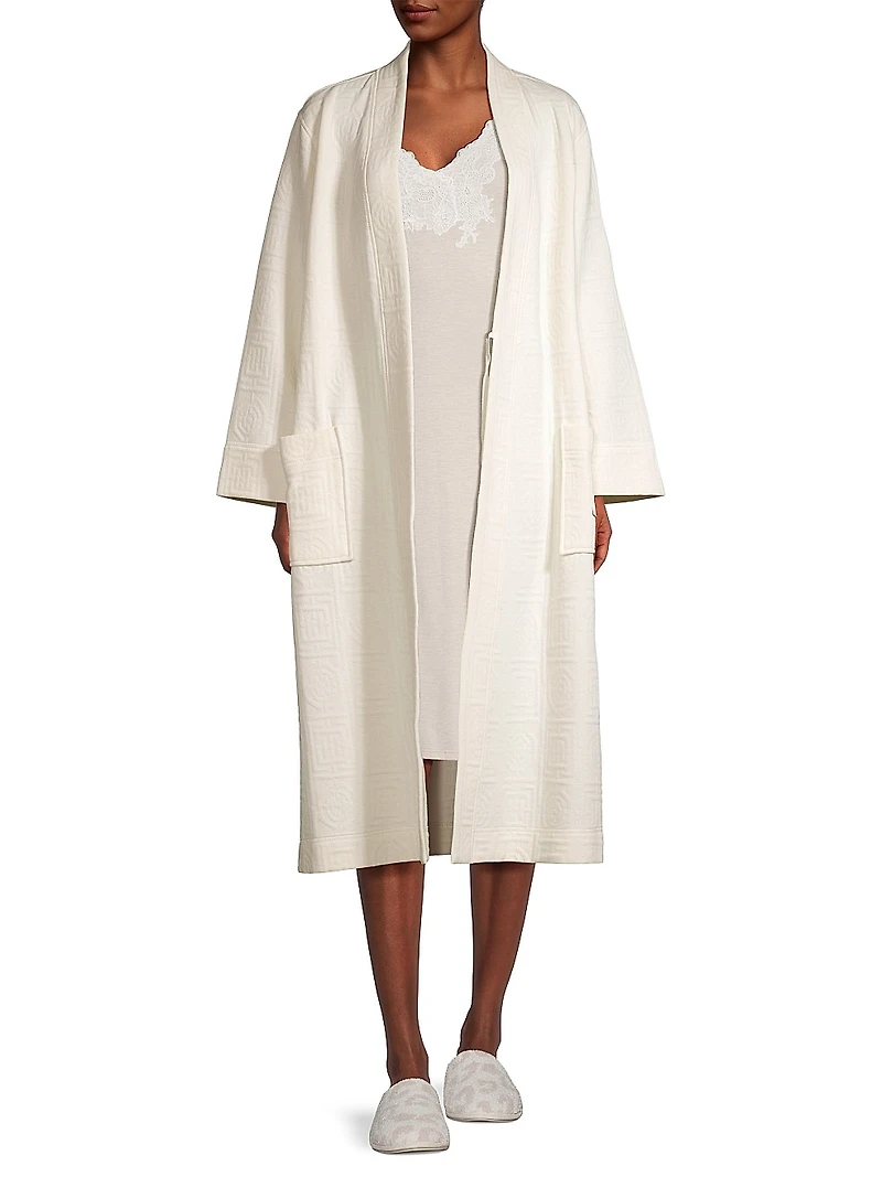 Quilted Infinity Jacquard Robe