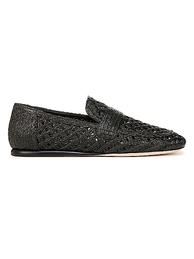 Davis Raffia Loafers