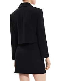 Cropped Double-Breasted Jacket