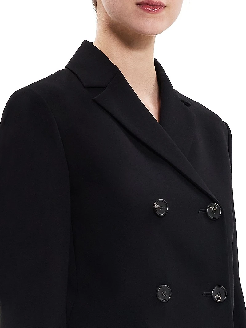 Cropped Double-Breasted Jacket