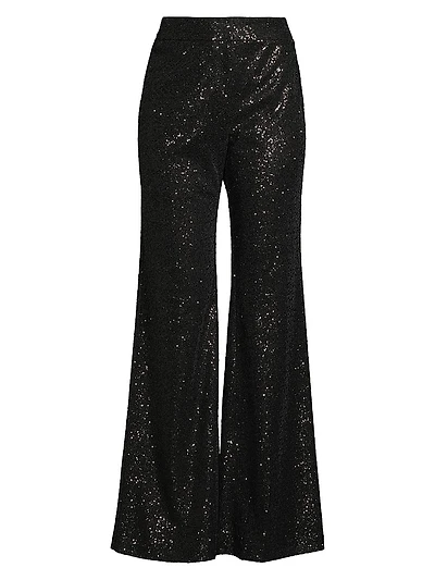 Sandra Flared Sequin Pants