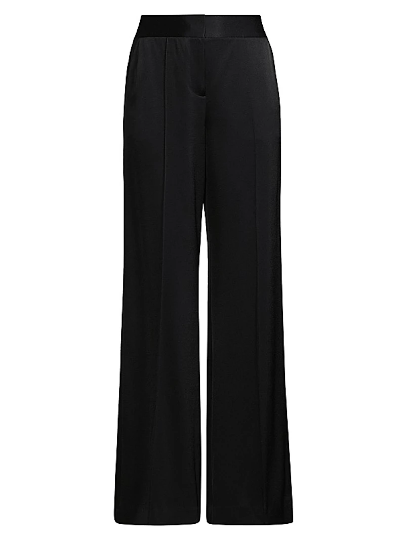Andi Pleated Wide-Leg Pants