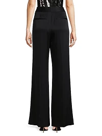 Andi Pleated Wide-Leg Pants