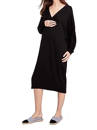 The Visitor Hospital Maternity Nursing Friendly Midi Dress