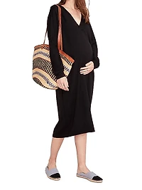 The Visitor Hospital Maternity Nursing Friendly Midi Dress