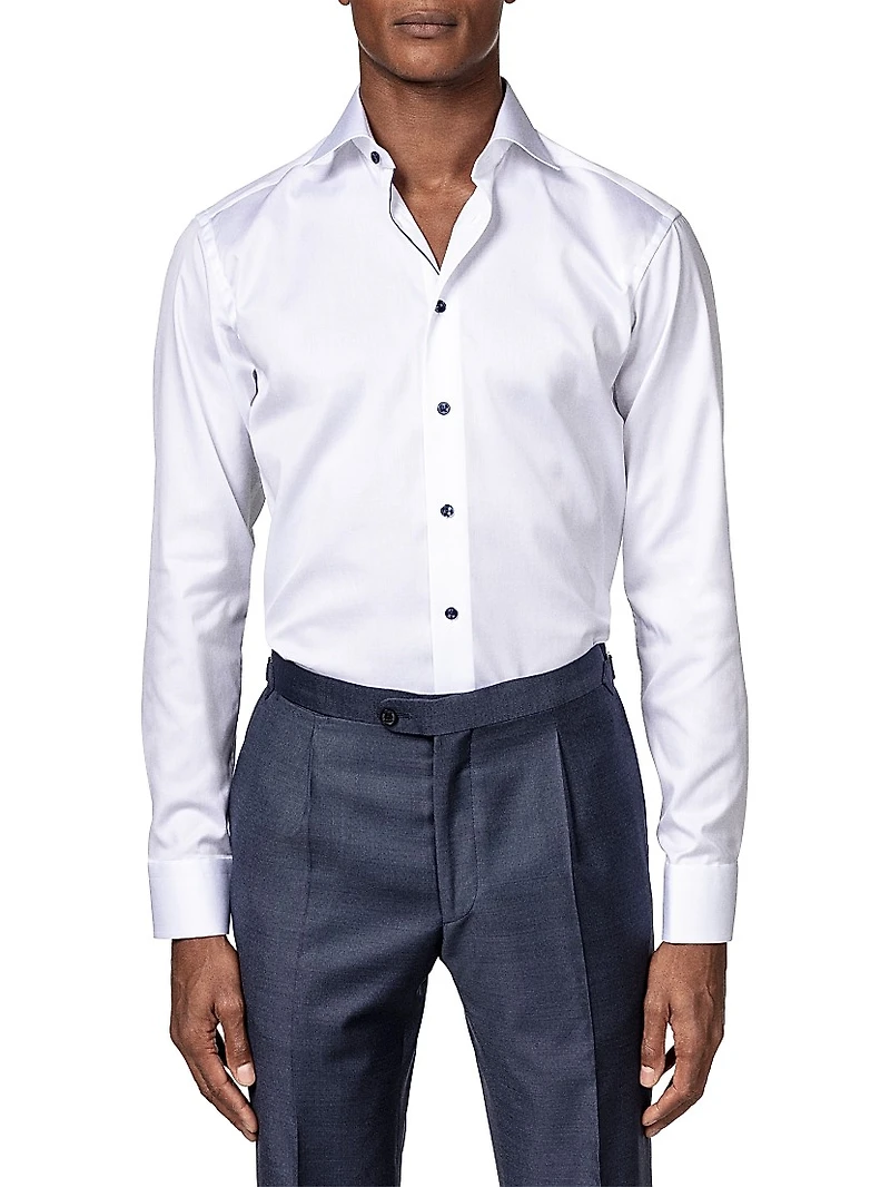 Contemporary Fit Twill Shirt
