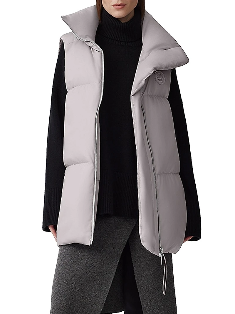 Garnet Oversized Down Vest