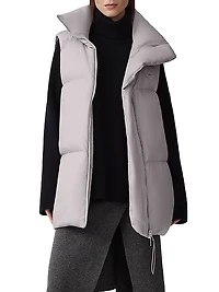 Garnet Oversized Down Vest