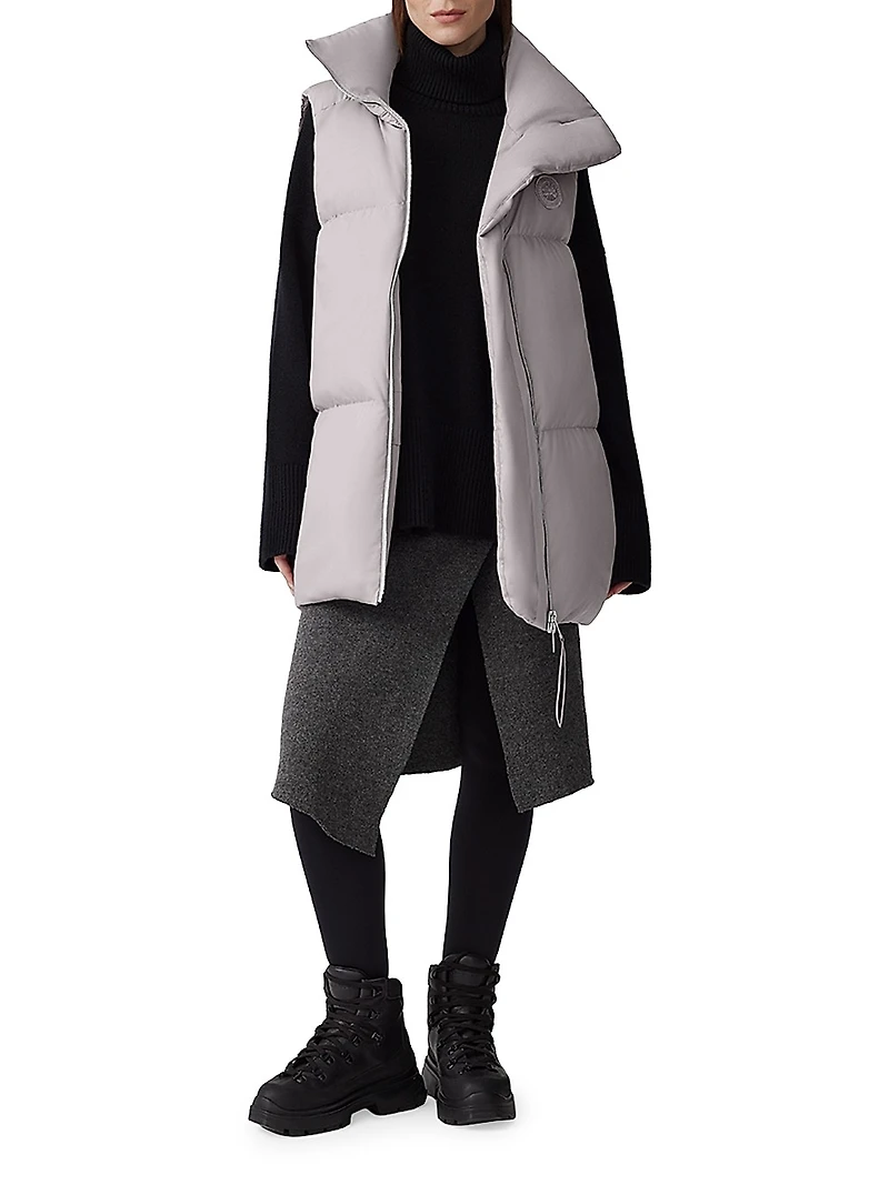 Garnet Oversized Down Vest