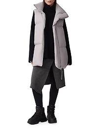 Garnet Oversized Down Vest