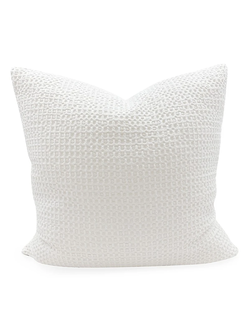 Euro Cotton Down Waffle Weave Pillow