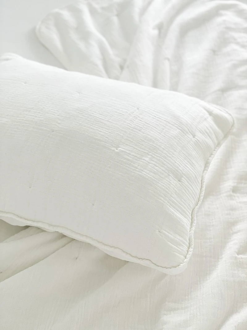 Euro Cotton Gauze Quilt & Pillow Set