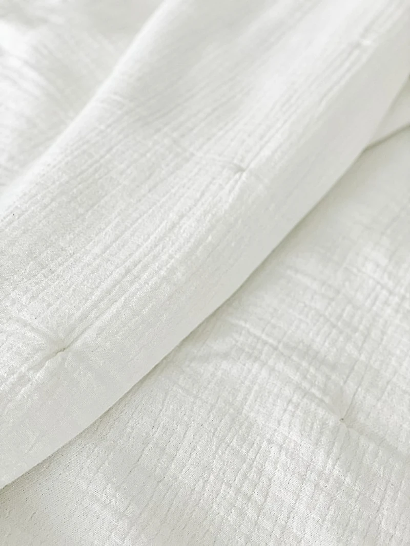 Euro Cotton Gauze Quilt & Pillow Set