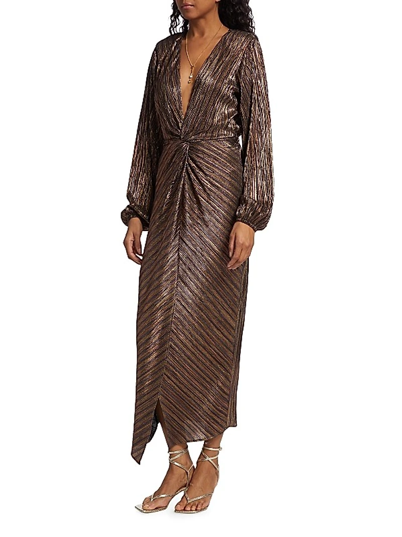 Sutton Metallic Maxi Dress