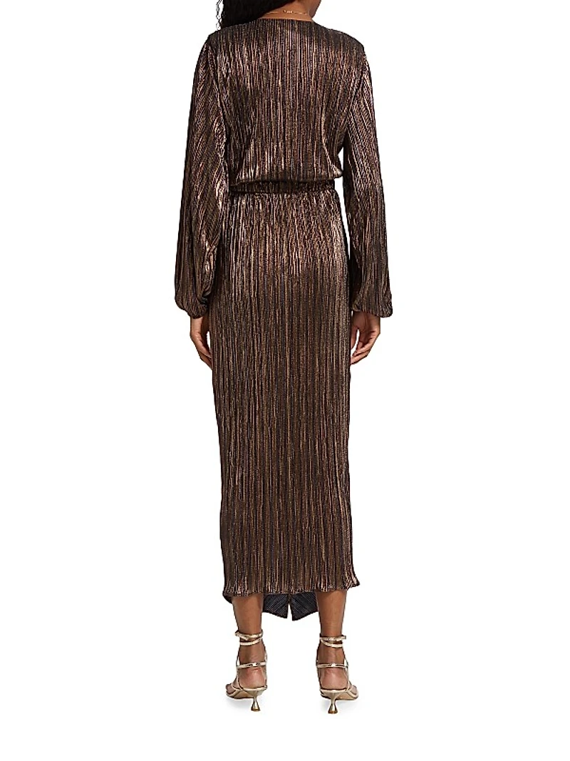 Sutton Metallic Maxi Dress