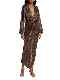 Sutton Metallic Maxi Dress