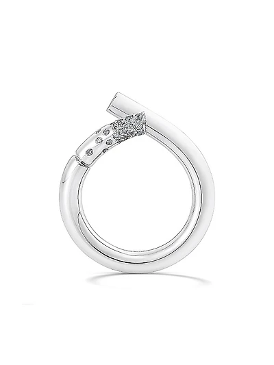 Oera 18K White Gold & 0.18 TCW Diamond Ring