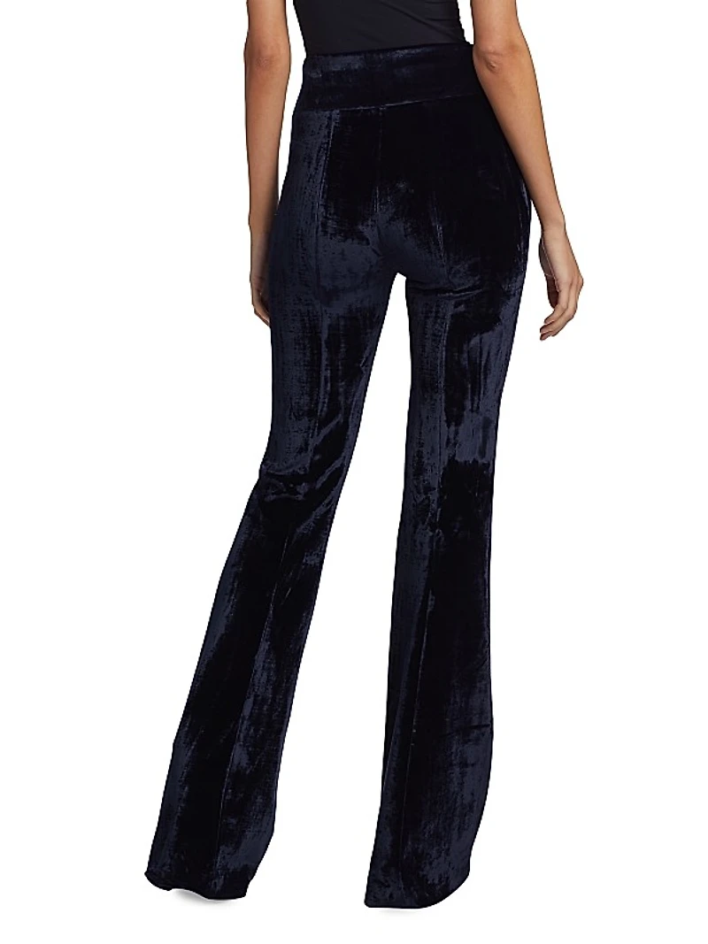 Boot-Cut Velvet Pants