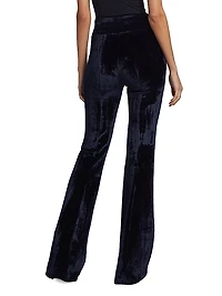 Boot-Cut Velvet Pants
