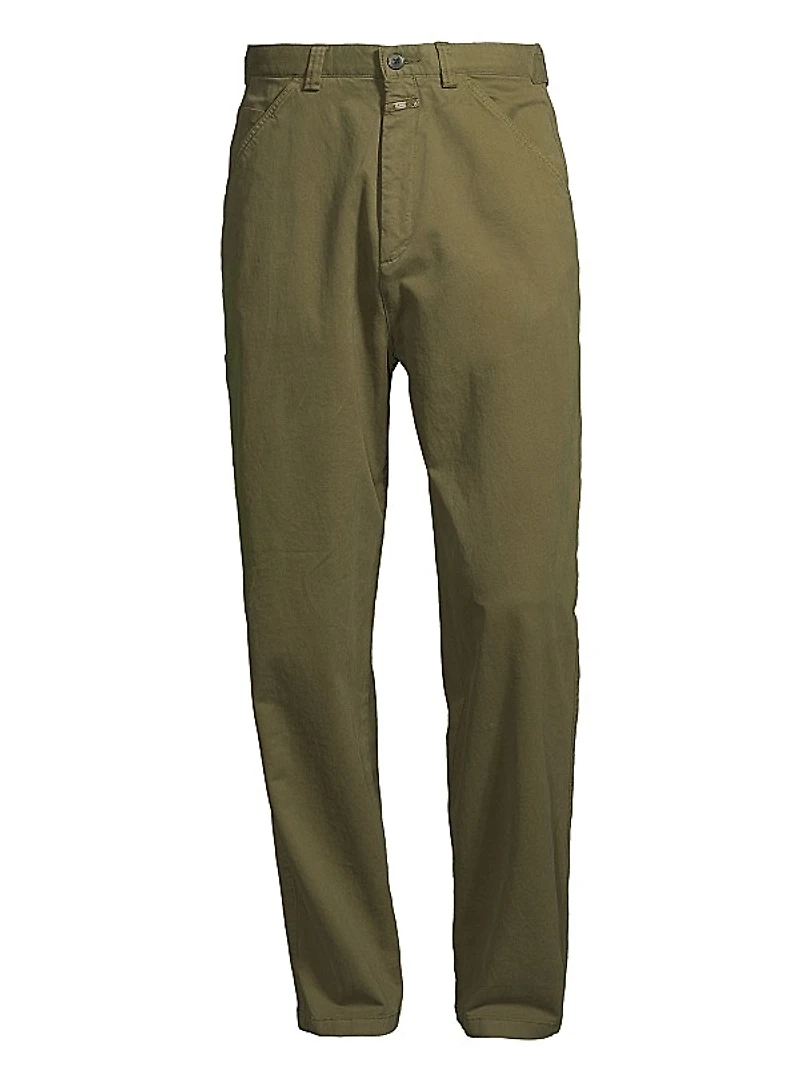 Dover Tapered Flat-Front Pants