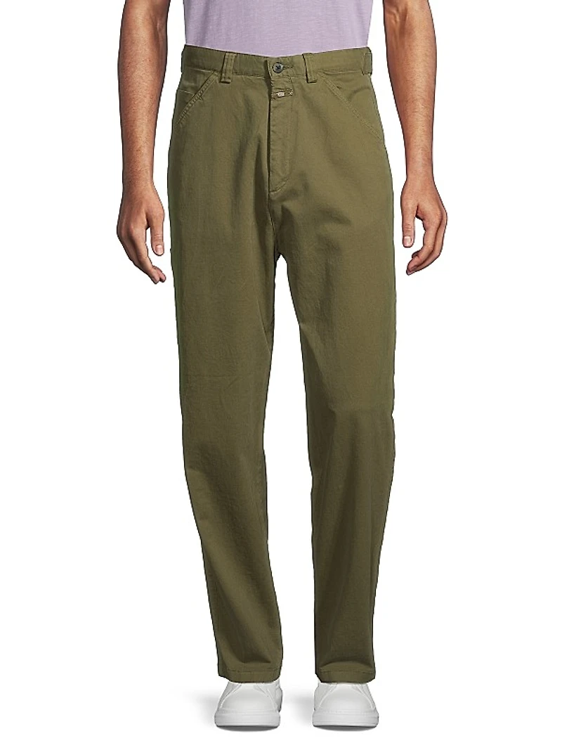 Dover Tapered Flat-Front Pants