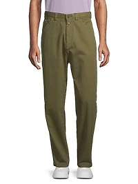 Dover Tapered Flat-Front Pants