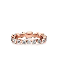 Meta 18K Rose Gold & 1.82 TCW Lab-Grown Diamond Eternity Ring