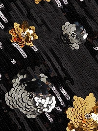 Selene 3D Floral Sequin Minidress