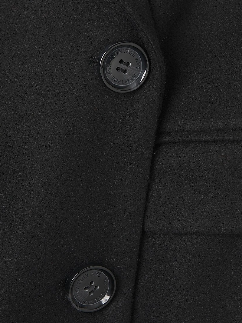 Double-Breasted Longline Vest