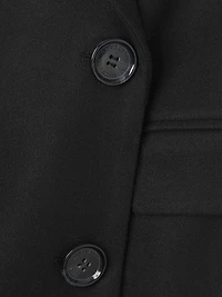 Double-Breasted Longline Vest