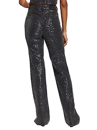 Sequin Flared Pants
