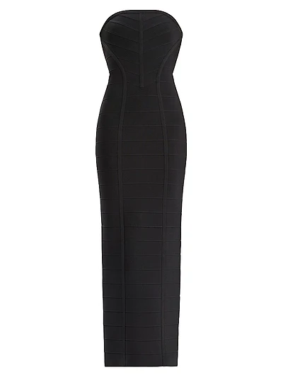 Icon Strapless Bandage Gown