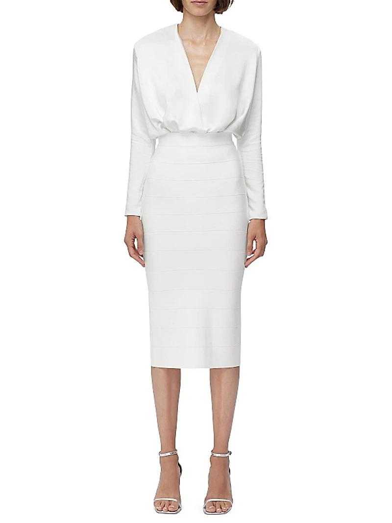 Icon Bandage Pencil Midi-Skirt