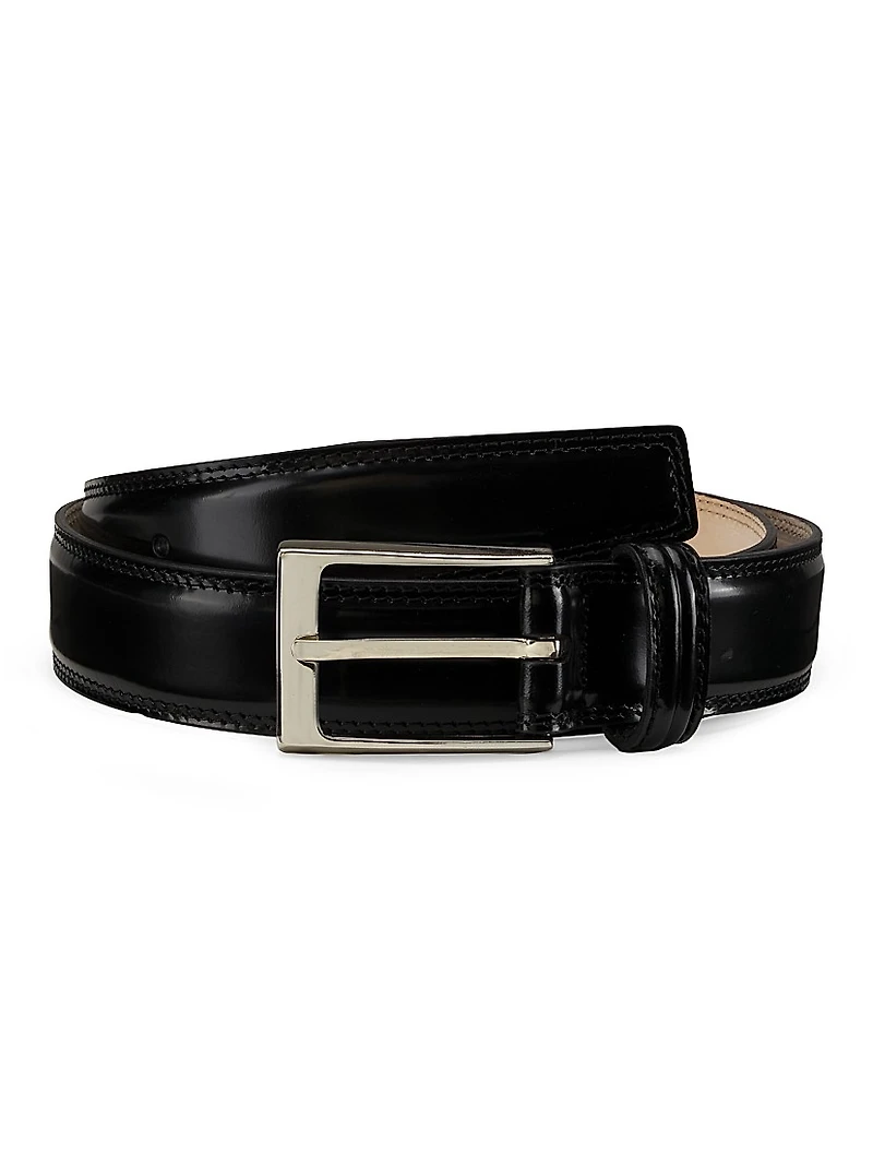 Polished Leather Belt