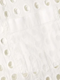 Eyelet Cotton Oxford Tunic