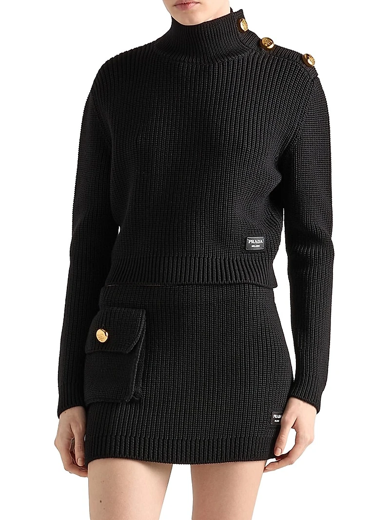 Wool Turtleneck Sweater