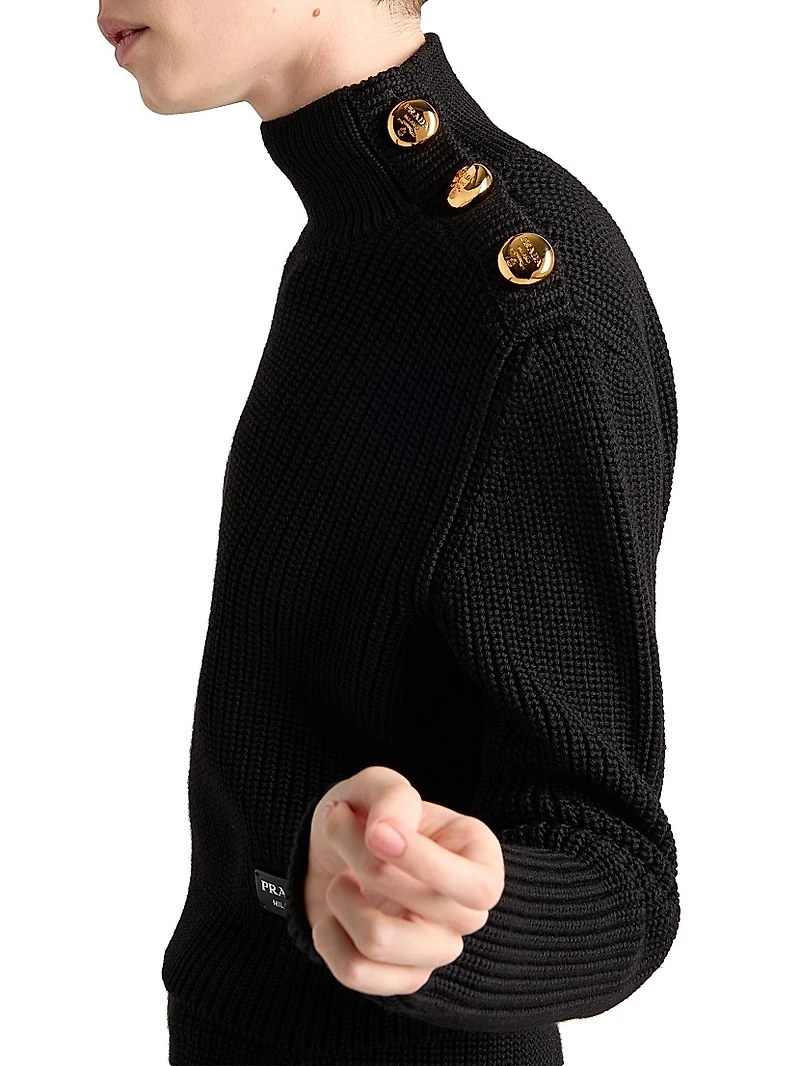 Wool Turtleneck Sweater