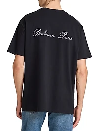 Logo-Embroidered Crewneck T-Shirt