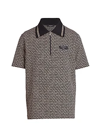 Logo Jacquard Polo Shirt