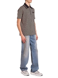 Logo Jacquard Polo Shirt