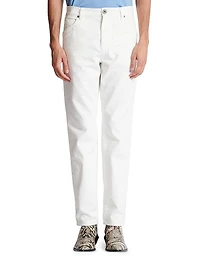 Cotton-Blend Five-Pocket Jeans