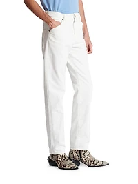 Cotton-Blend Five-Pocket Jeans