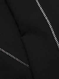 Zip-Trim Techno Cady Dress